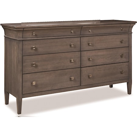 Transitional Dresser with Soft Close Drawers