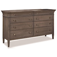 Transitional Dresser with Soft Close Drawers