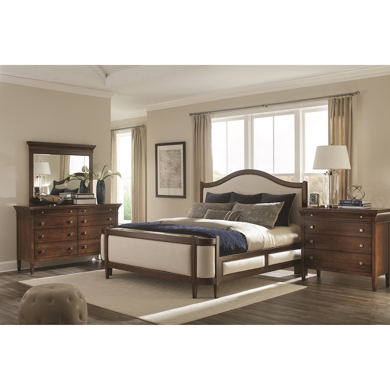 Durham Prominence King Bedroom Group