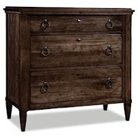 Traditional 3-Drawer Bachelor's Chest with Soft-Close Drawers