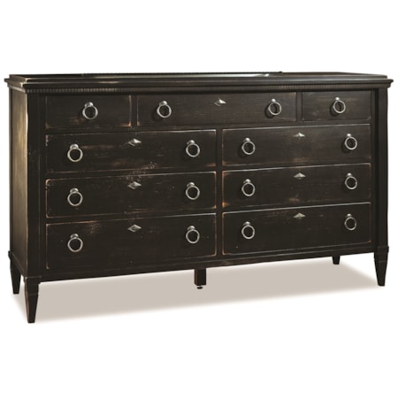 9-Drawer Triple Dresser