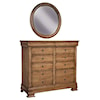 Durham Vineyard Creek Dressing Chest and Wall Mirror