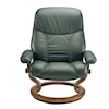 Stressless by Ekornes Consul Large Chair & Ottoman with Classic Base