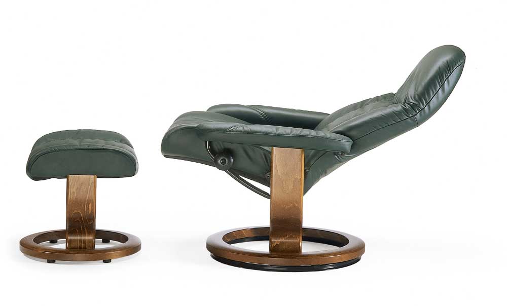 Stressless by Ekornes Consul Small Reclining Chair & Ottoman Stressless by Ekornes Consul Small Reclining Chair & Ottoman