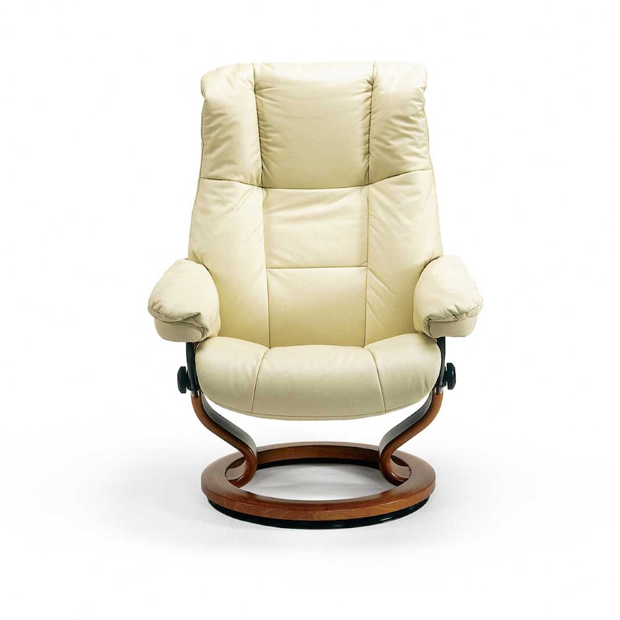 Stressless by Ekornes Mayfair Medium Chair & Ottoman with Classic Base