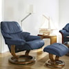 Stressless by Ekornes Reno Large Chair & Ottoman with Classic Base