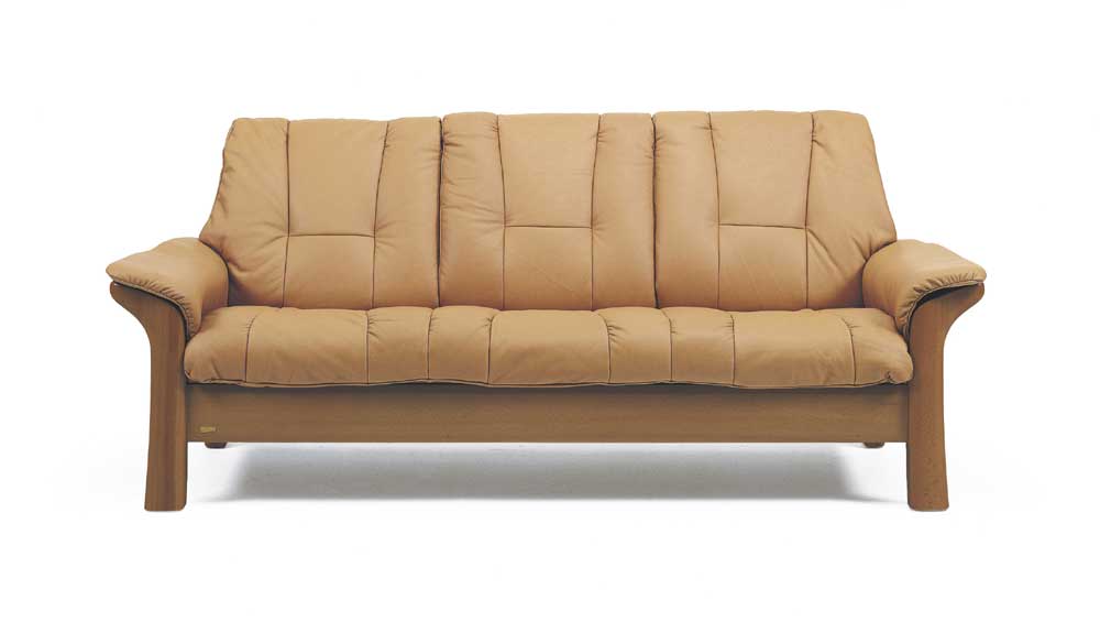 Stressless by Ekornes Stressless Windsor Low Back Reclining Sofa