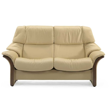 High-Back 2-Seater Reclining Loveseat with Arms
