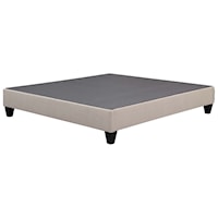 King Platform Bed in Polyester Fabric