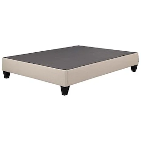 Queen Platform Bed in Polyester Fabric
