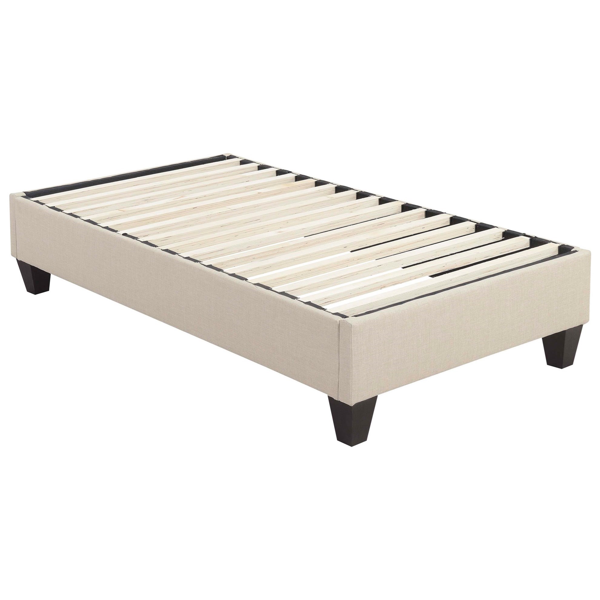 Elements Abby UBB082TBBO Twin Platform Bed in Polyester Fabric Royal