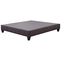 King Platform Bed in Polyester Fabric