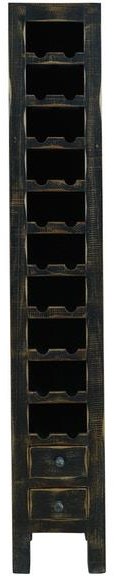 Tall and narrow top wine rack