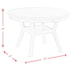 Elements Amherst Standard Height Dining Table