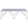 Elements International Anne Rectangle Coffee Table