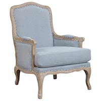 Relaxed Vintage Upholstered Accent Chair