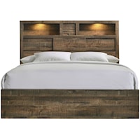 BAILEY DRIFT FINISH QUEEN BED |