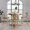 Elements International Callista Round Counter Height Dining Table