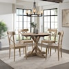 Elements International Callista Round Standard Height Dining Table