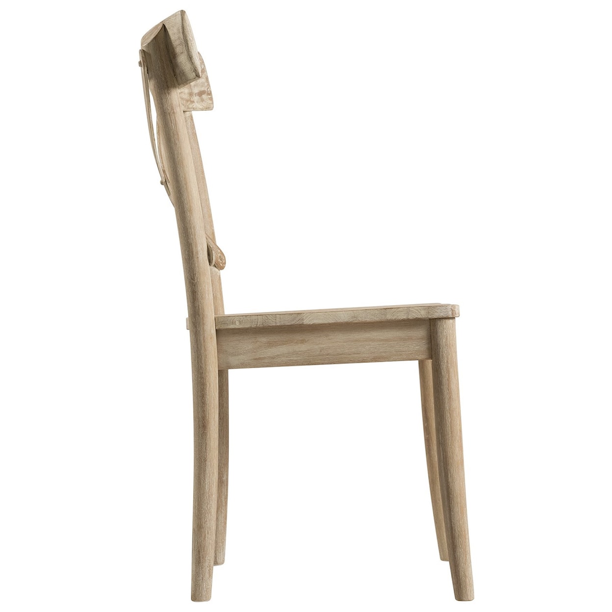 Elements International Callista X-Back Wooden Side Chair