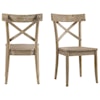 Elements Callista X-Back Wooden Side Chair