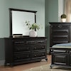 Elements International Calloway Dresser and Mirror Set