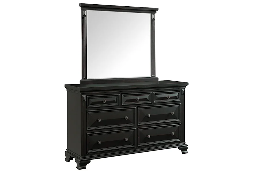 Calloway Dresser and Mirror Set by Elements International at Johnny Janosik