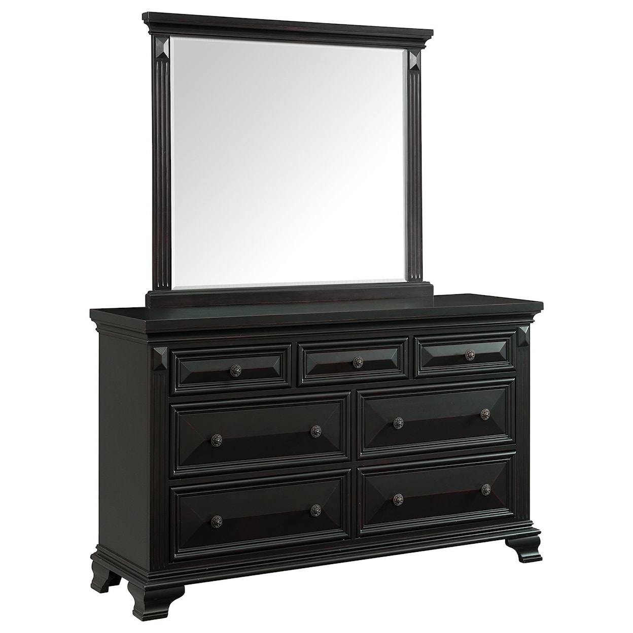 Elements Calloway Dresser and Mirror Set