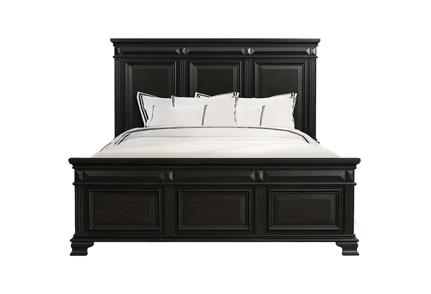 Calloway Queen Headboard and Footboard Bed by Elements International at Sam's Appliance & Furniture