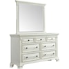 Elements International Calloway Dresser and Mirror Set