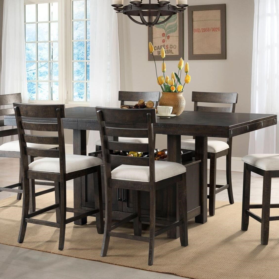 Elements Colorado Counter Height Dining Set with Builtin Storage