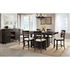 Elements International Colorado Counter Height Dining Set