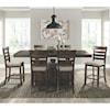 Elements International Colorado Counter Height Dining Set