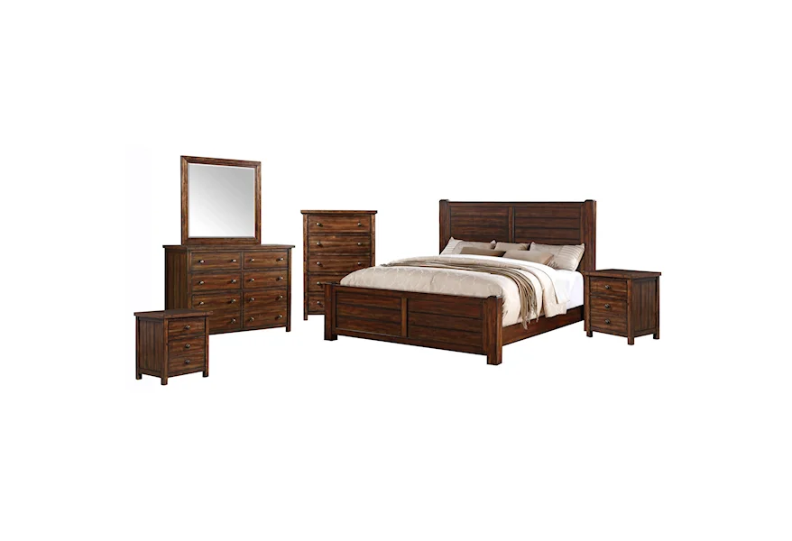 Dawson Creek King Bedroom Group by Elements at Royal Furniture