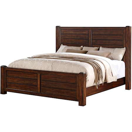 Queen Bed with Paneling