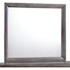 Elements International Emily Mirror with Wood Frame