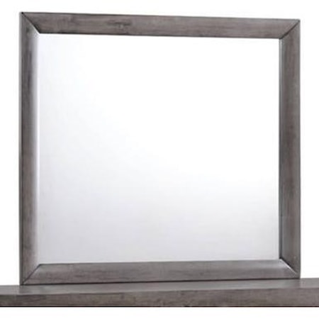 Mirror with Wood Frame