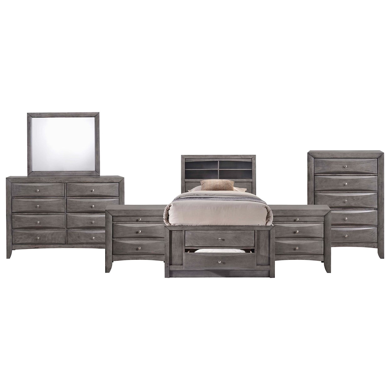 Elements Emily Twin Bedroom Group