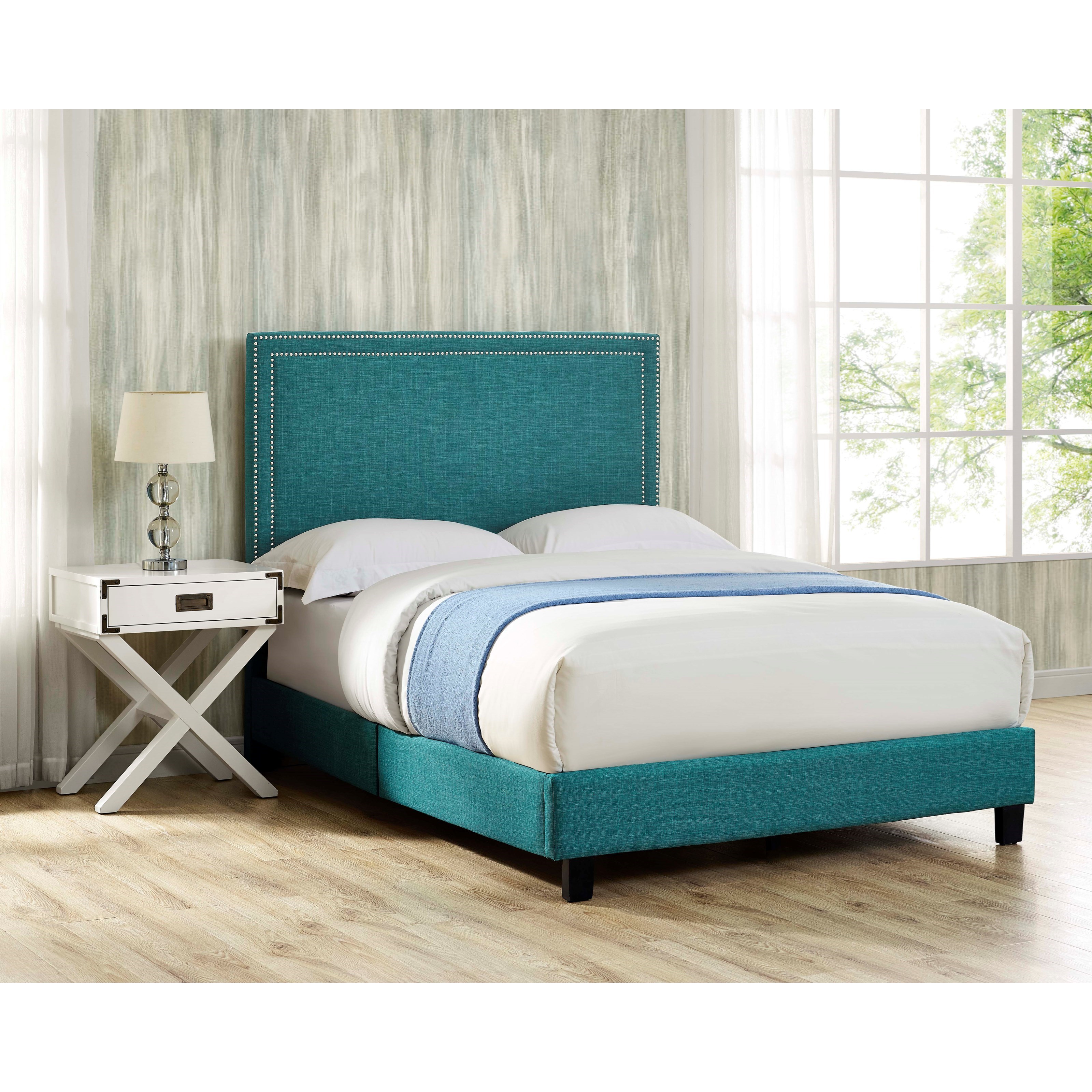 Upholstered Full Platform Bed