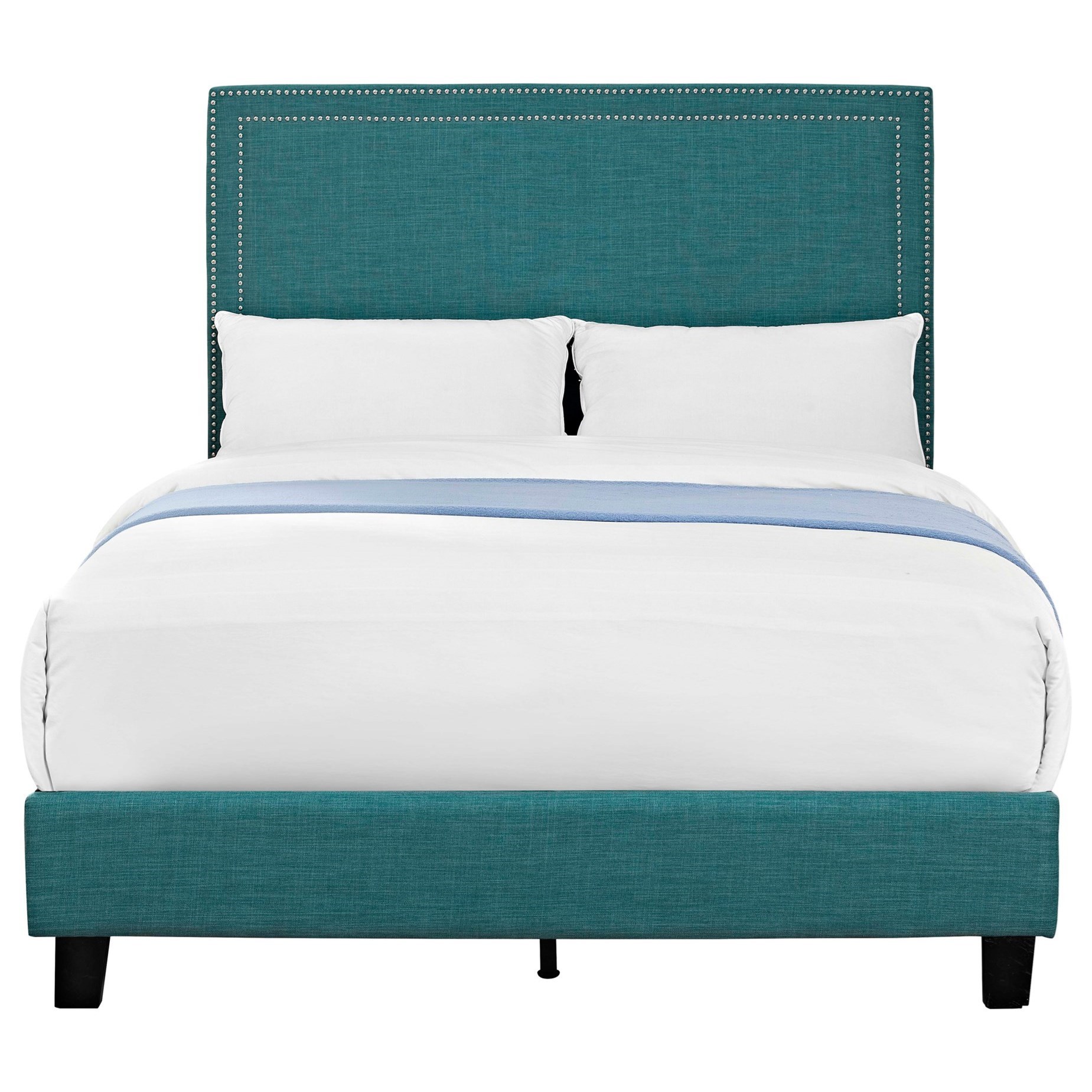 Upholstered Full Platform Bed