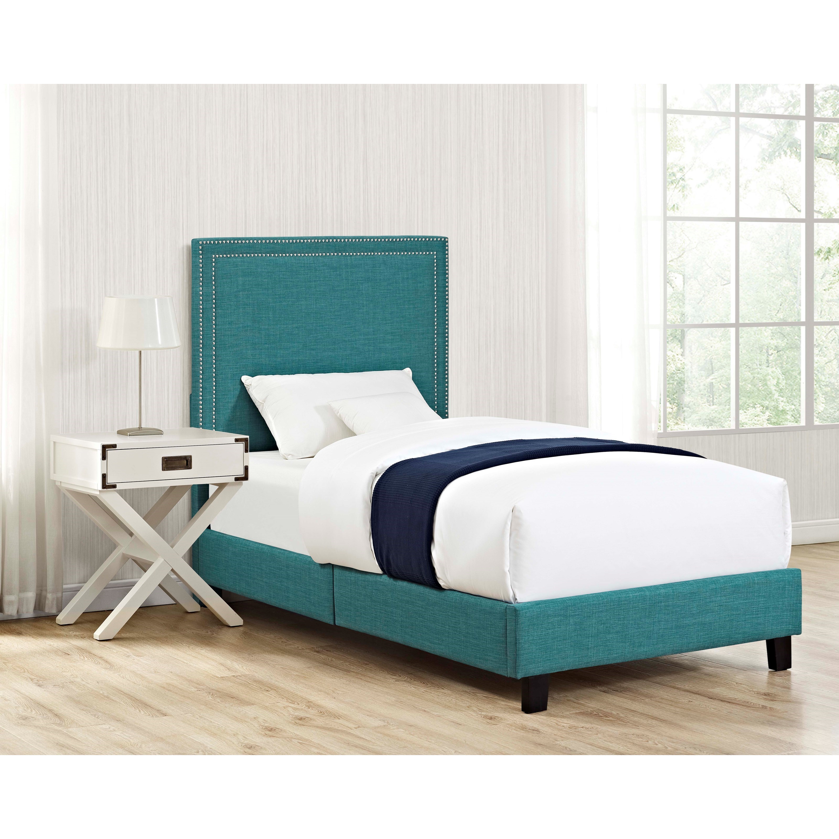 Upholstered Twin Platform Bed
