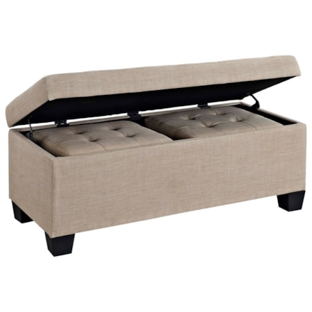 3-Pack Storage Ottoman