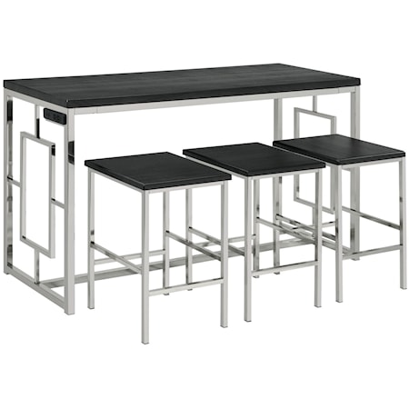 Multipurpose Counter Height Bar Table Set