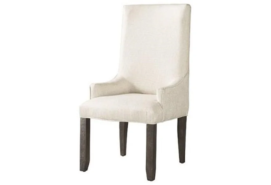 Finn Upholstered Arm Chair by Elements at Royal Furniture