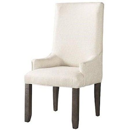 Upholstered Parson's Arm Chair