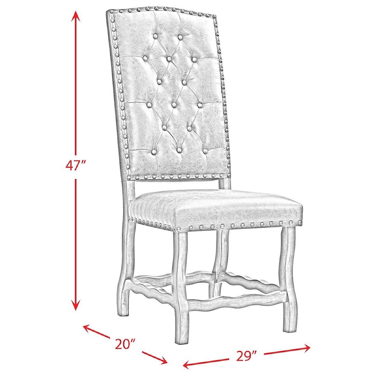 Elements Gramercy Tufted Tall Back Side Chair