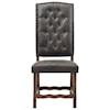 Elements International Gramercy Tufted Tall Back Side Chair