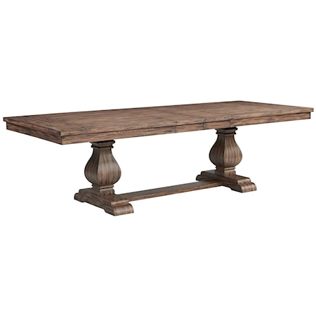 Rectangle Standard Height Dining Table with Leaves