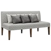Elements Gramercy Upholstered Dining Settee