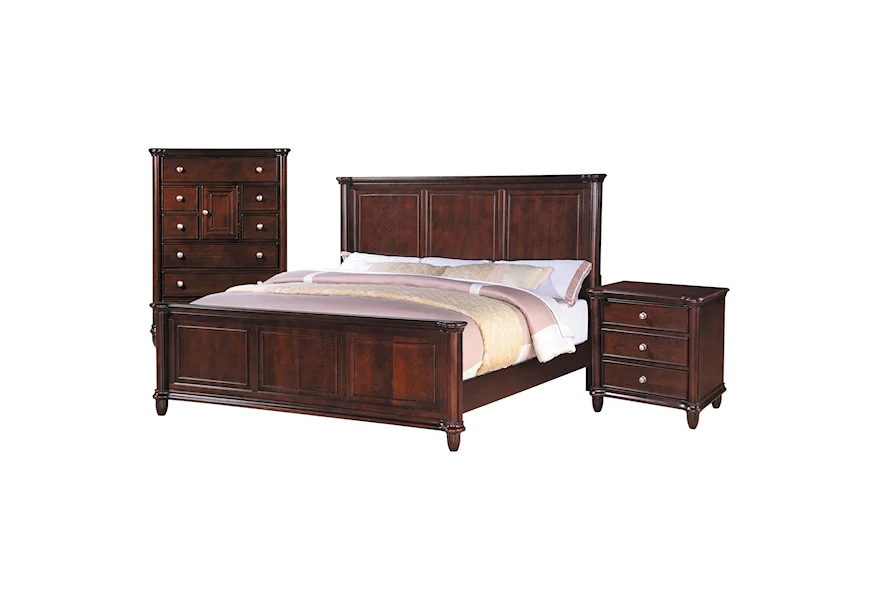 Hamilton King 3 Piece Bedroom Group by Elements at Royal Furniture